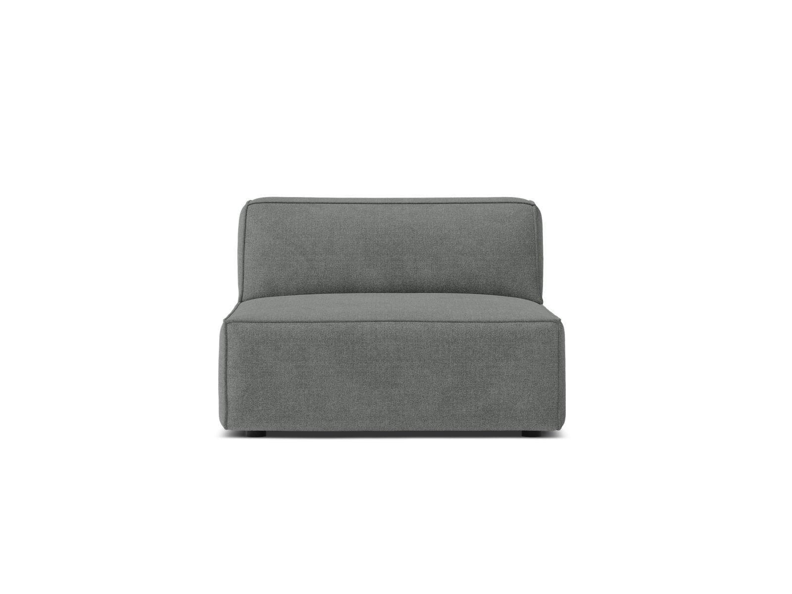 1-Sitzer Modul Armless Jodie in Grey-Liberty präsentiert im Onlineshop von KAQTU Design AG. Modulares Sofa ist von Micadoni