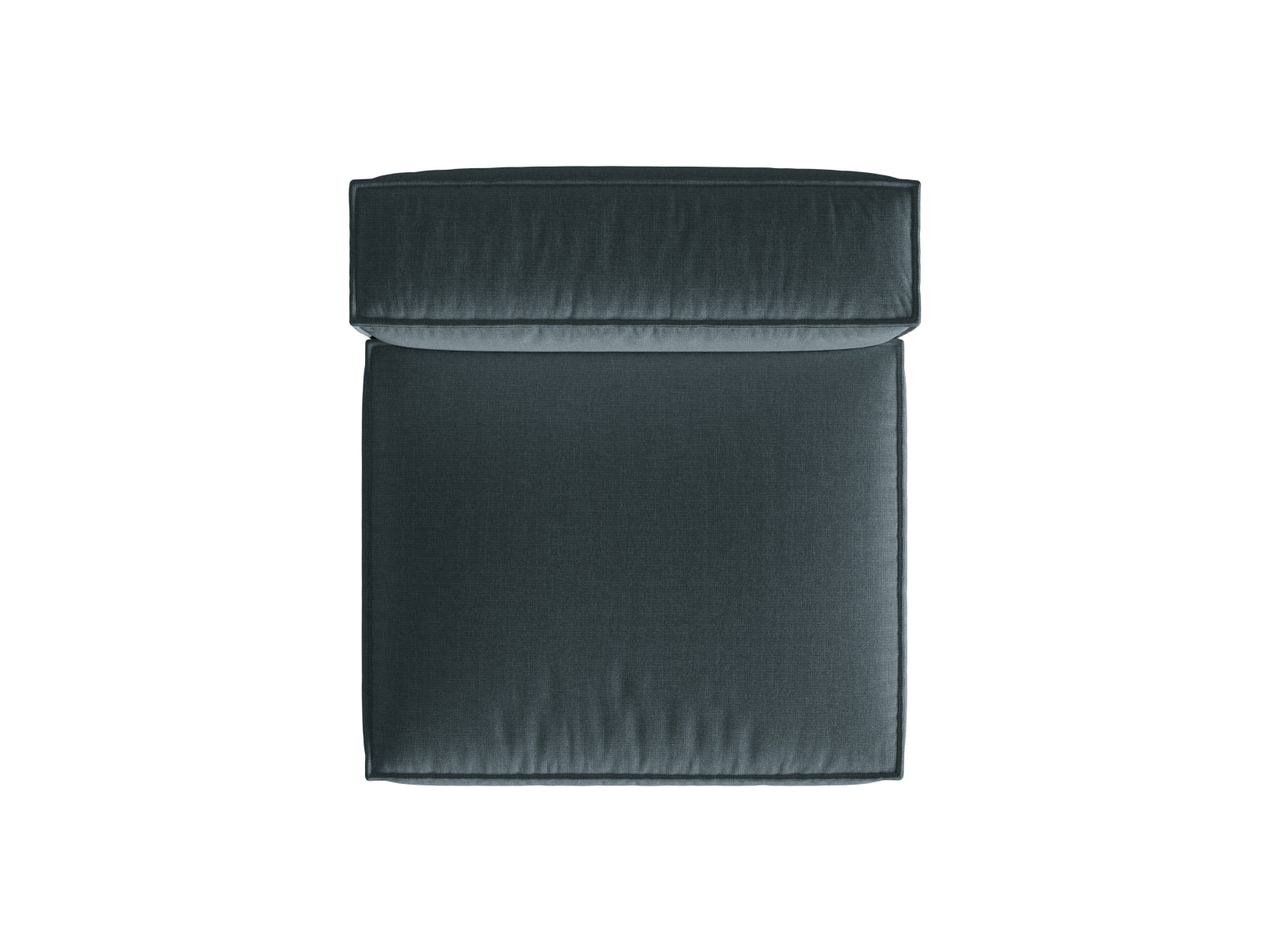 Stylisches, armfreies 1-Sitzer Modul Nuria in edlem Petrol, perfekt für kreative Sofa-Kombinationen und modernes Wohndesign.