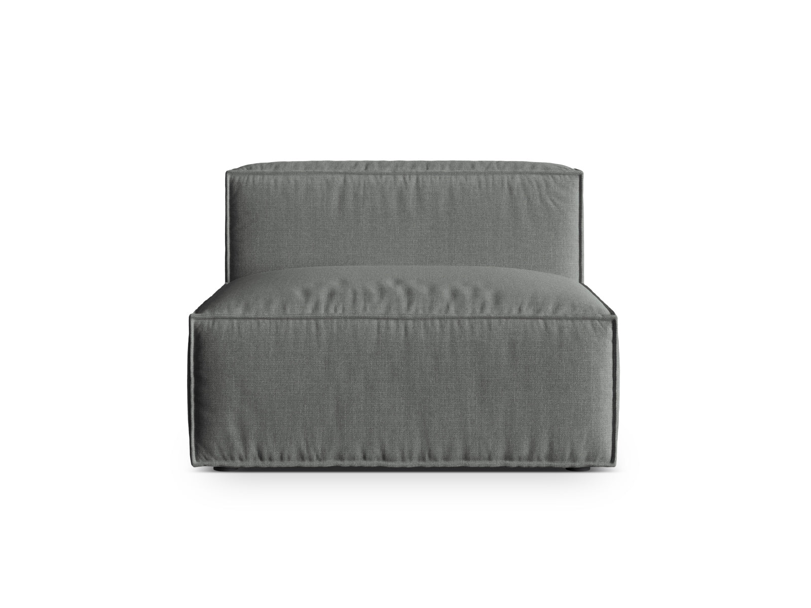 1-Sitzer Modul Armless Nuria in Grey-Liberty präsentiert im Onlineshop von KAQTU Design AG. Modulares Sofa ist von Micadoni