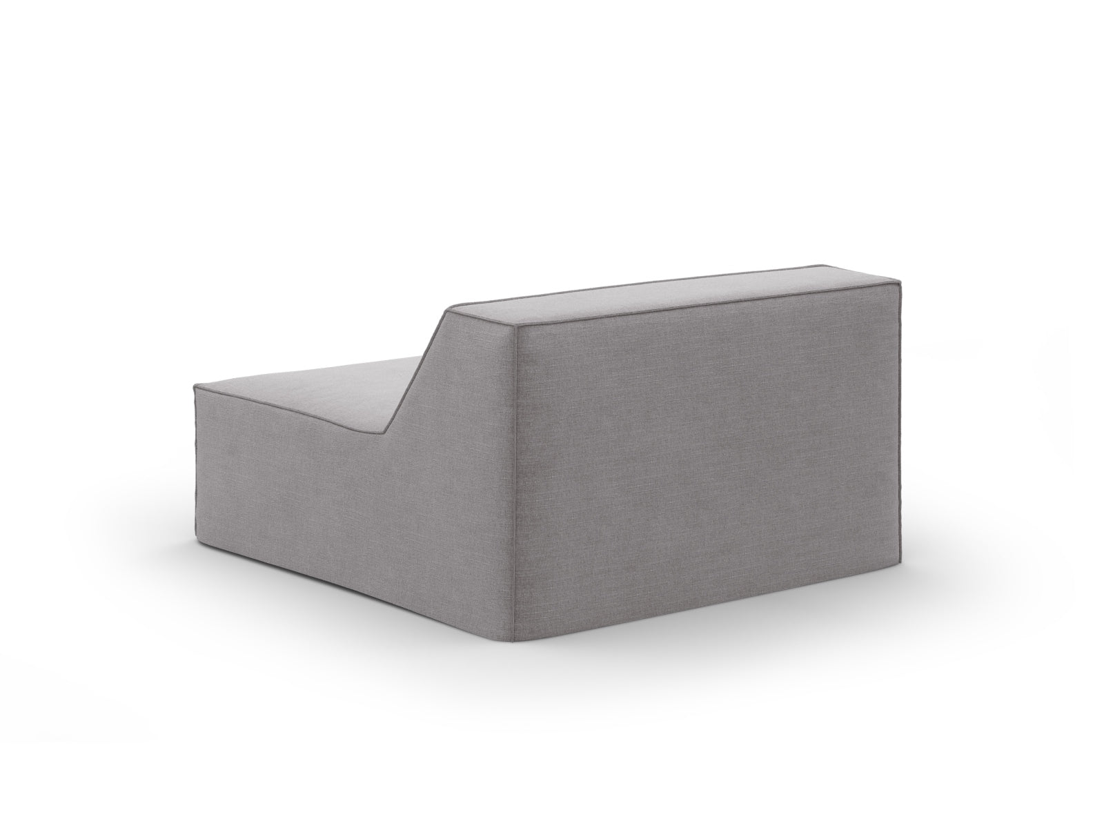 Jodie Modul Armless 1 Sitzer in Warm grey präsentiert im Onlineshop von KAQTU Design AG. Modulares Sofa ist von Micadoni