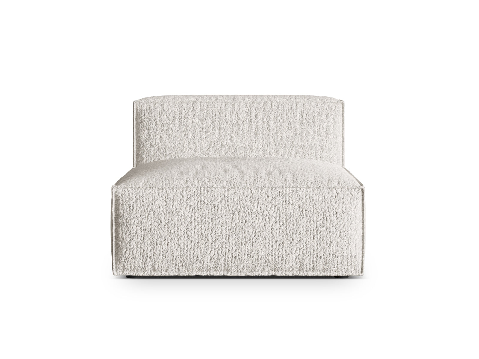 Nuria Modul Armless 1 Sitzer in Grey Beige Melange-Monet präsentiert im Onlineshop von KAQTU Design AG. Modulares Sofa ist von Micadoni