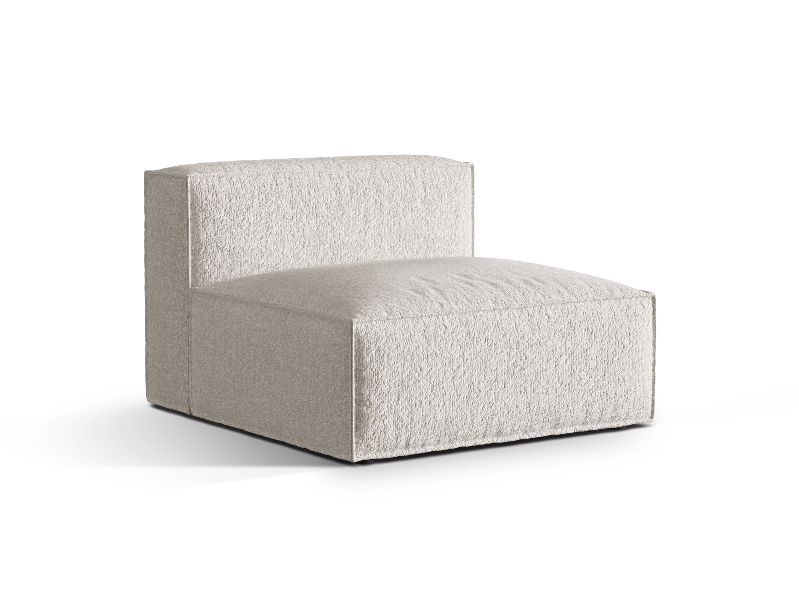 Nuria Modul Armless 1 Sitzer in Grey Beige Melange-Monet präsentiert im Onlineshop von KAQTU Design AG. Modulares Sofa ist von Micadoni