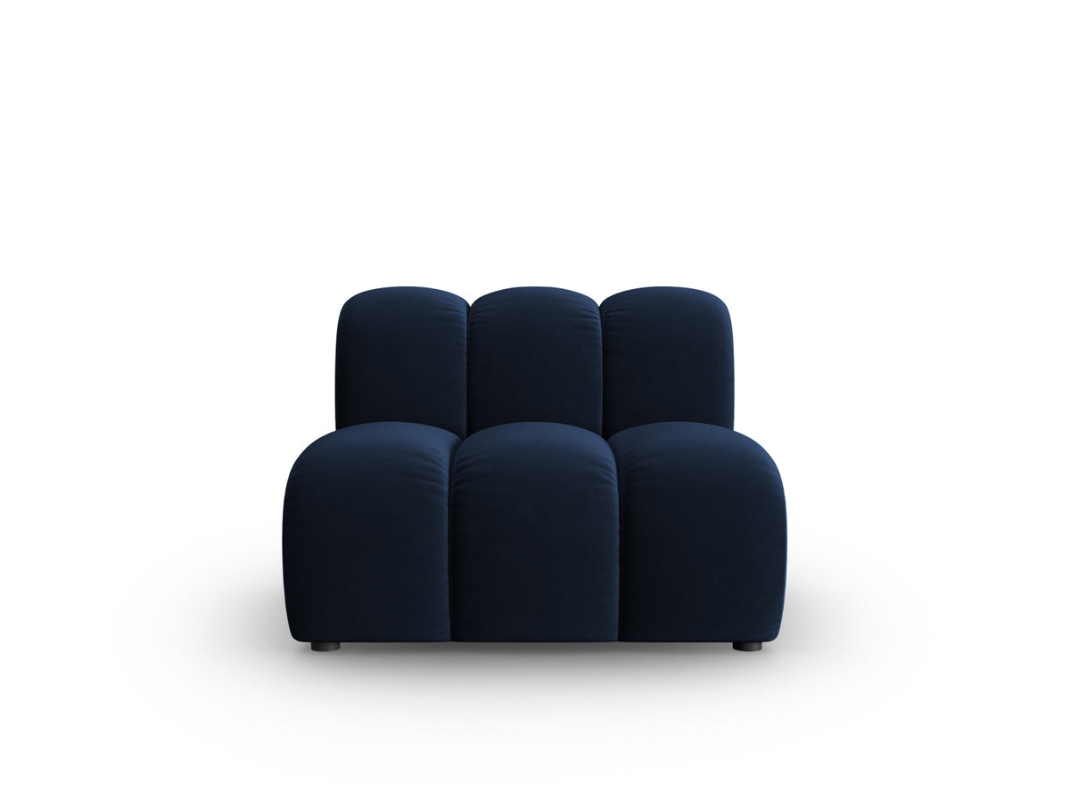 Lupine Velour Modul Armless 1 Sitzer in Royal Blue-Salvador präsentiert im Onlineshop von KAQTU Design AG. Modulares Sofa ist von Micadoni