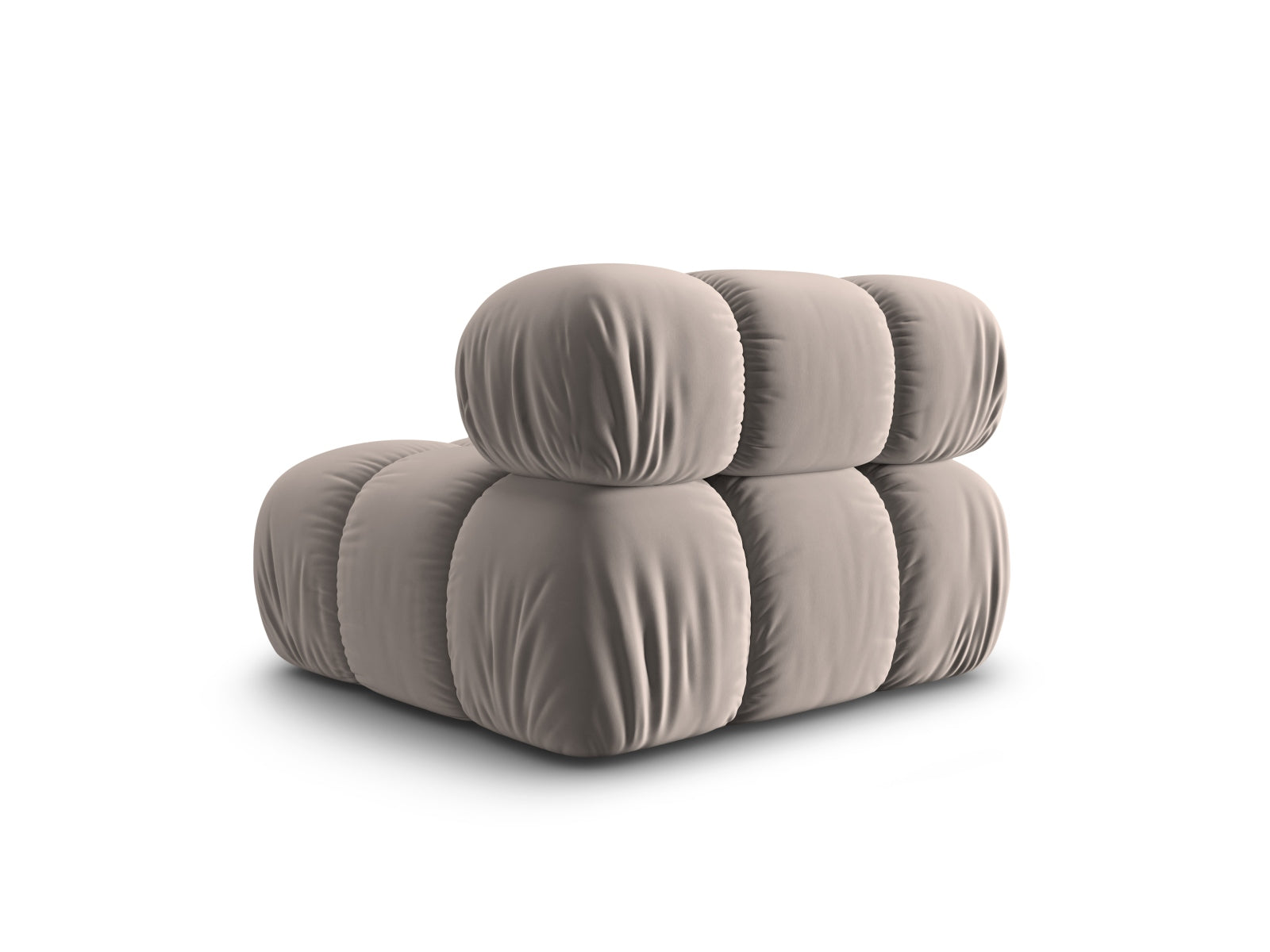 Erleben Sie den Bellis Velour Modul Armless 1 Sitzer von Micadoni – elegantes Velours, hervorragender Sitzkomfort und zeitgemässes Design für Ihr Zuhause.