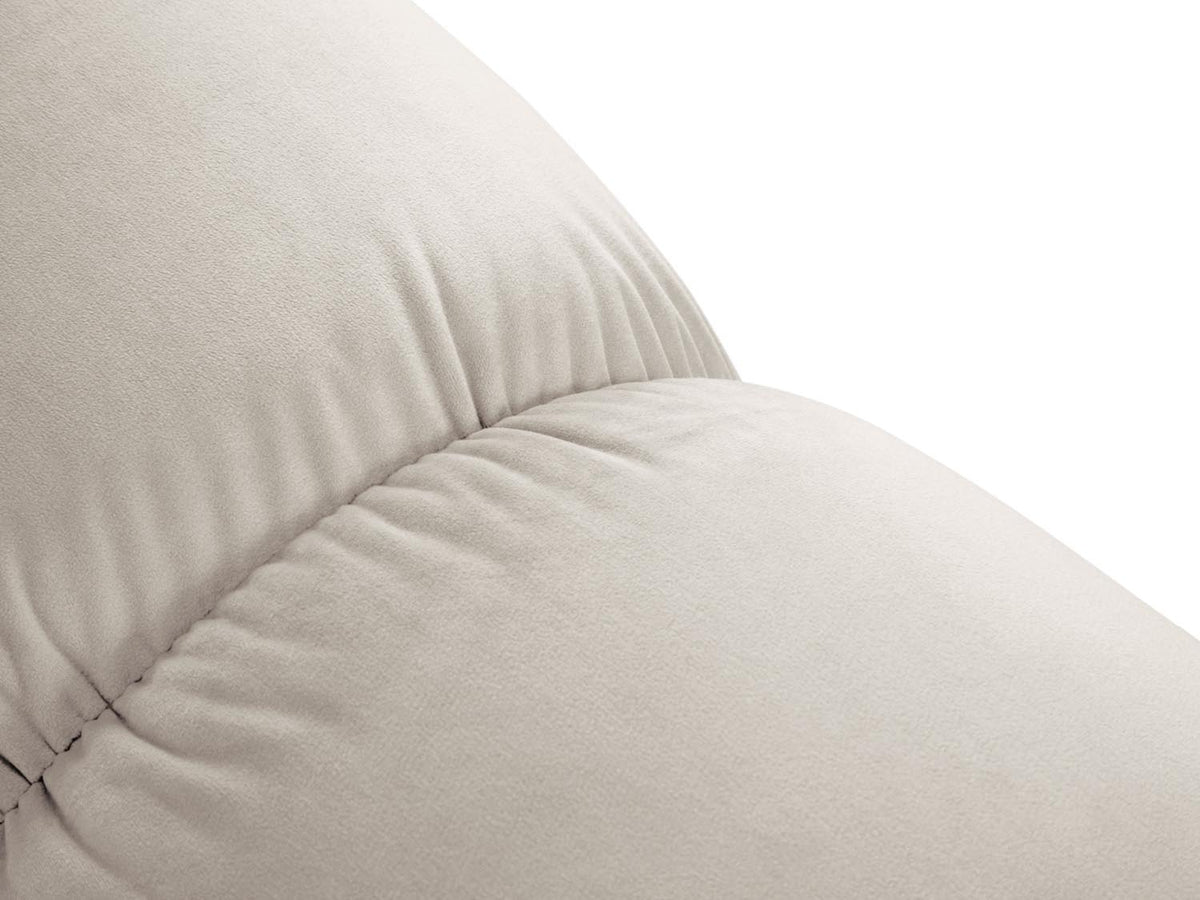Bellis Velour Modul Armless 1 Sitzer in Dark Beige-Bluvel präsentiert im Onlineshop von KAQTU Design AG. Modulares Sofa ist von Micadoni