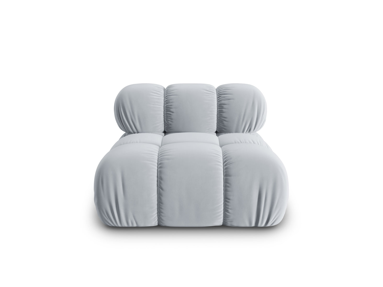 Bellis Velour Modul Armless 1 Sitzer in Light Blue-Bluvel präsentiert im Onlineshop von KAQTU Design AG. Modulares Sofa ist von Micadoni