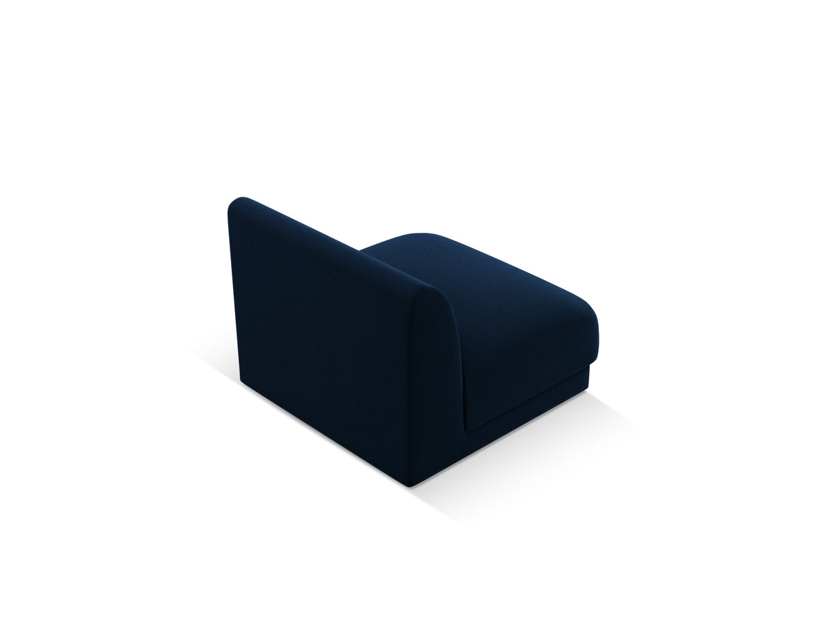 Miley Velour Modul Armless 1 Sitzer in Royal Blue-Bluvel präsentiert im Onlineshop von KAQTU Design AG. Modulares Sofa ist von Micadoni