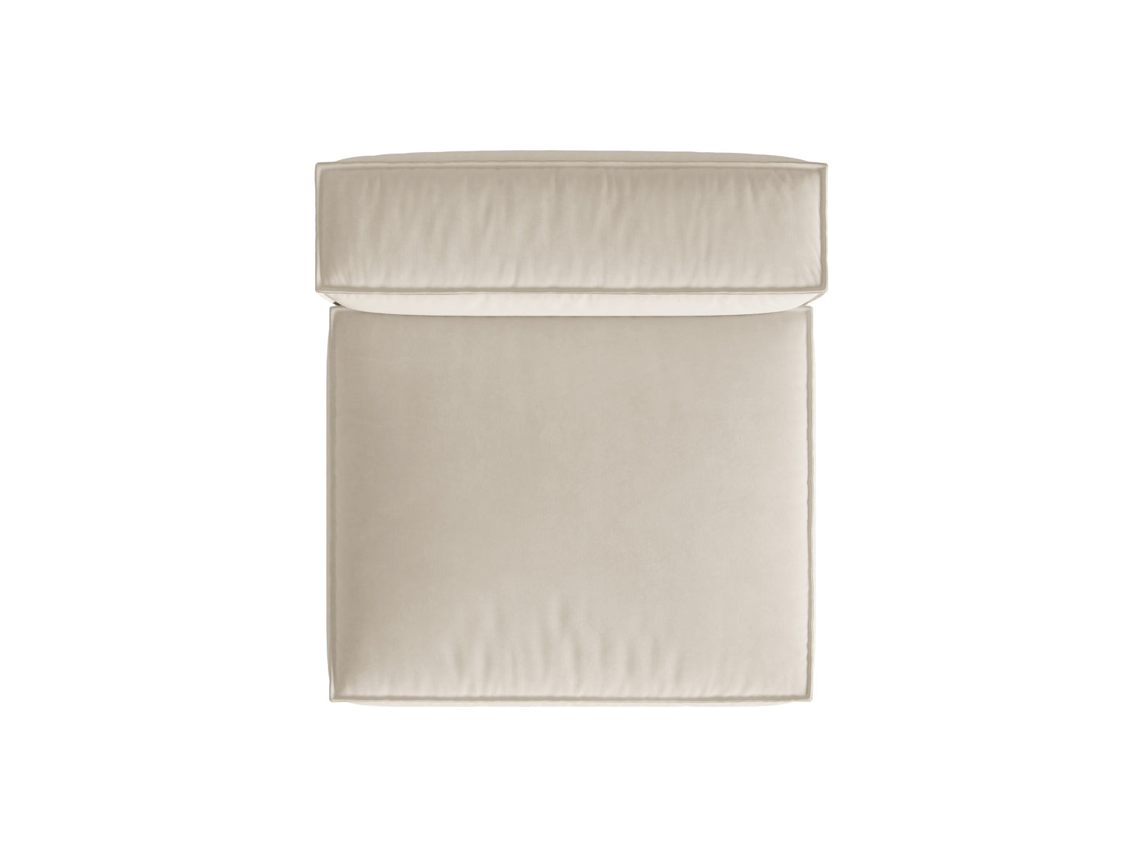 Stylischer Nuria Velour Modul Armless 1 Sitzer von Micadoni, ideal für moderne Wohnräume und vielseitige Einrichtungsmöglichkeiten.