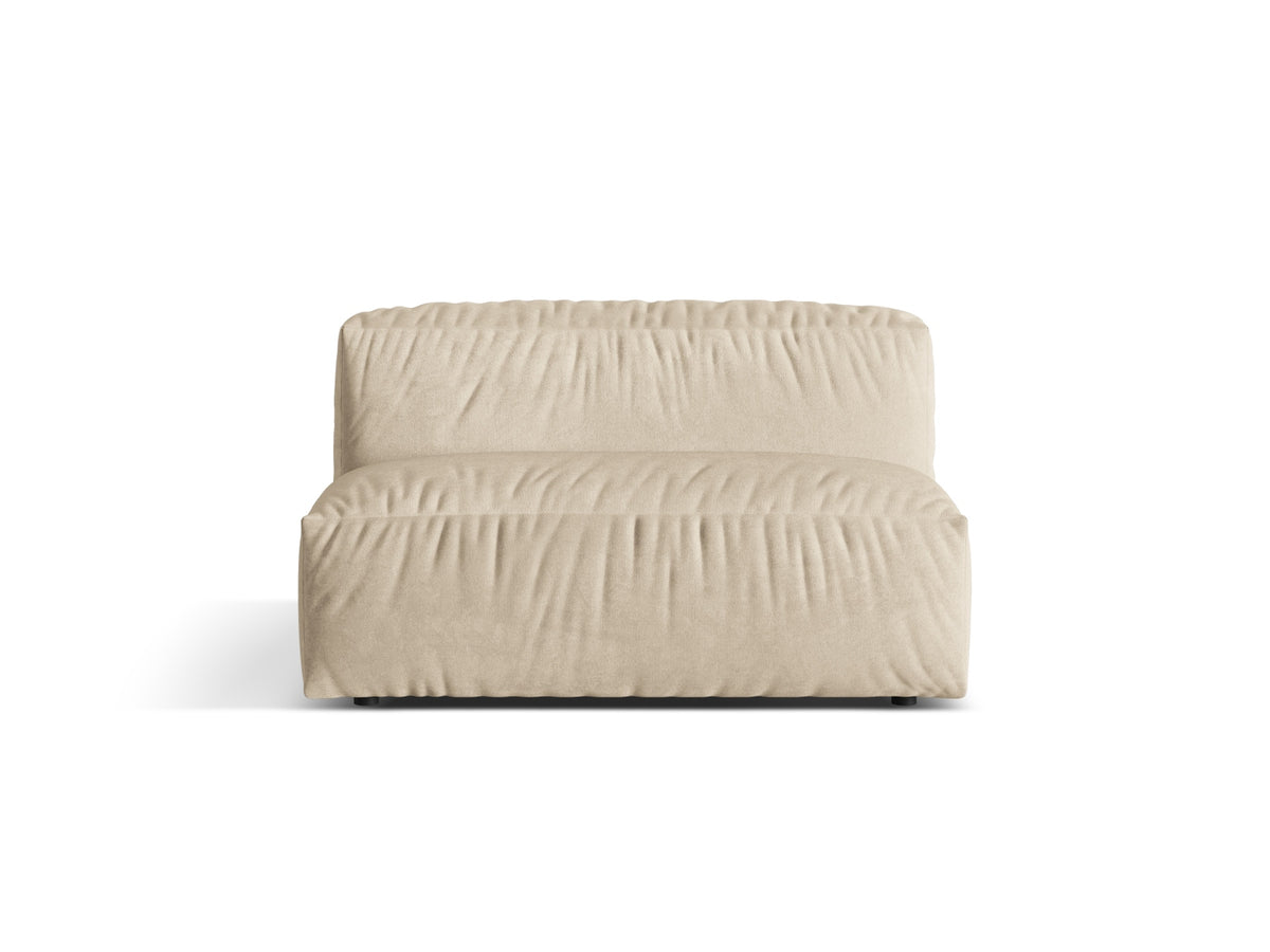 Martina Modul Armless 1 Sitzer in Light Beige-Vogue präsentiert im Onlineshop von KAQTU Design AG. Modulares Sofa ist von Micadoni