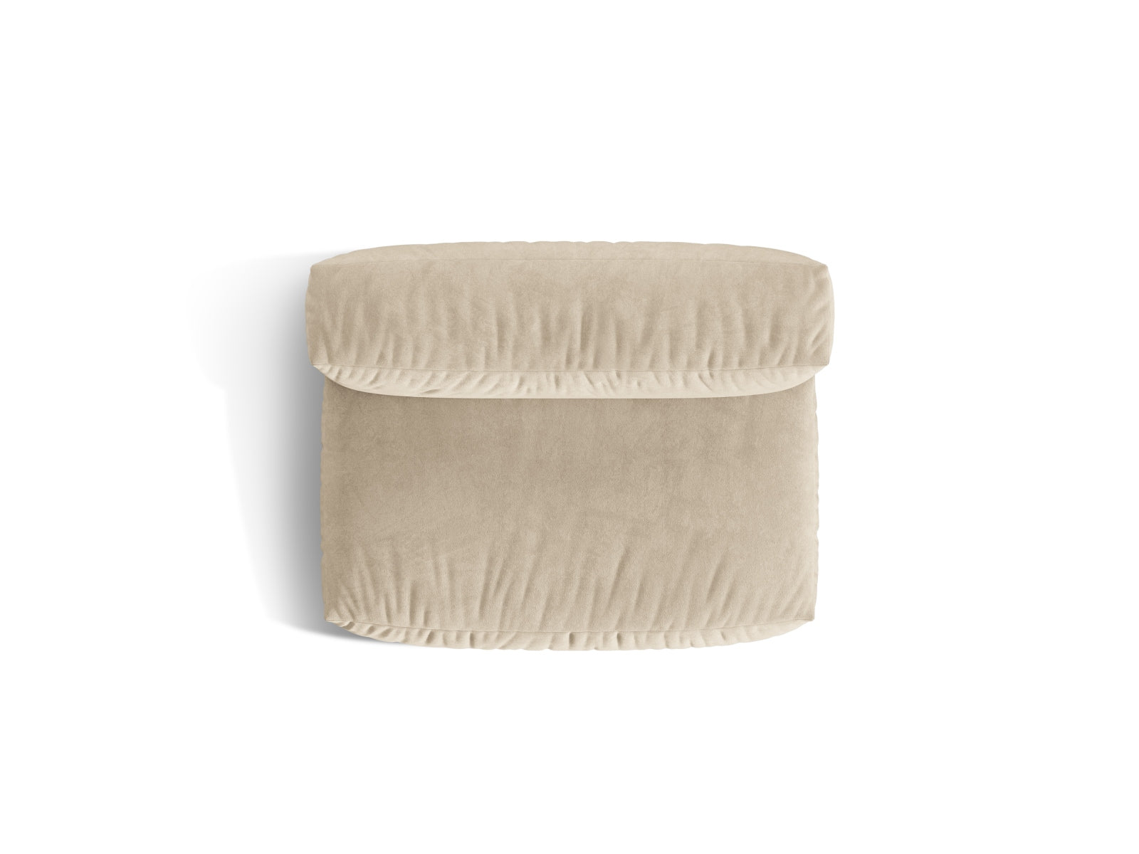 Eleganter Martina Modul Armless 1 Sitzer in hellem Beige, ideal für moderne Wohnkonzepte und flexible Raumgestaltung.