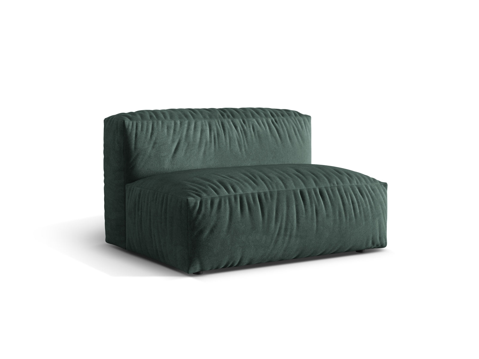 Entdecken Sie den Martina Velour Modul Armless 1 Sitzer von Micadoni – ideal für kompakte Wohnräume. Stilvolles Design und optimaler Komfort vereint!