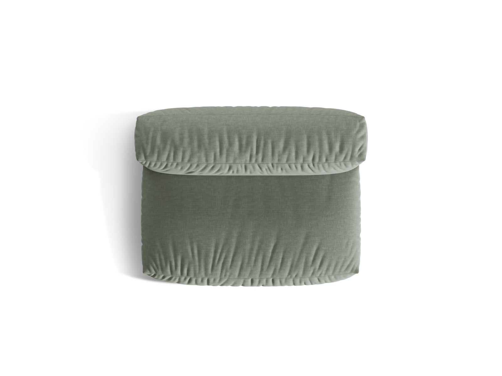 Eleganter Martina Modul Armless 1 Sitzer in trendigem Moosgrün, ideal für moderne Wohnräume und flexible Gestaltungsmöglichkeiten.