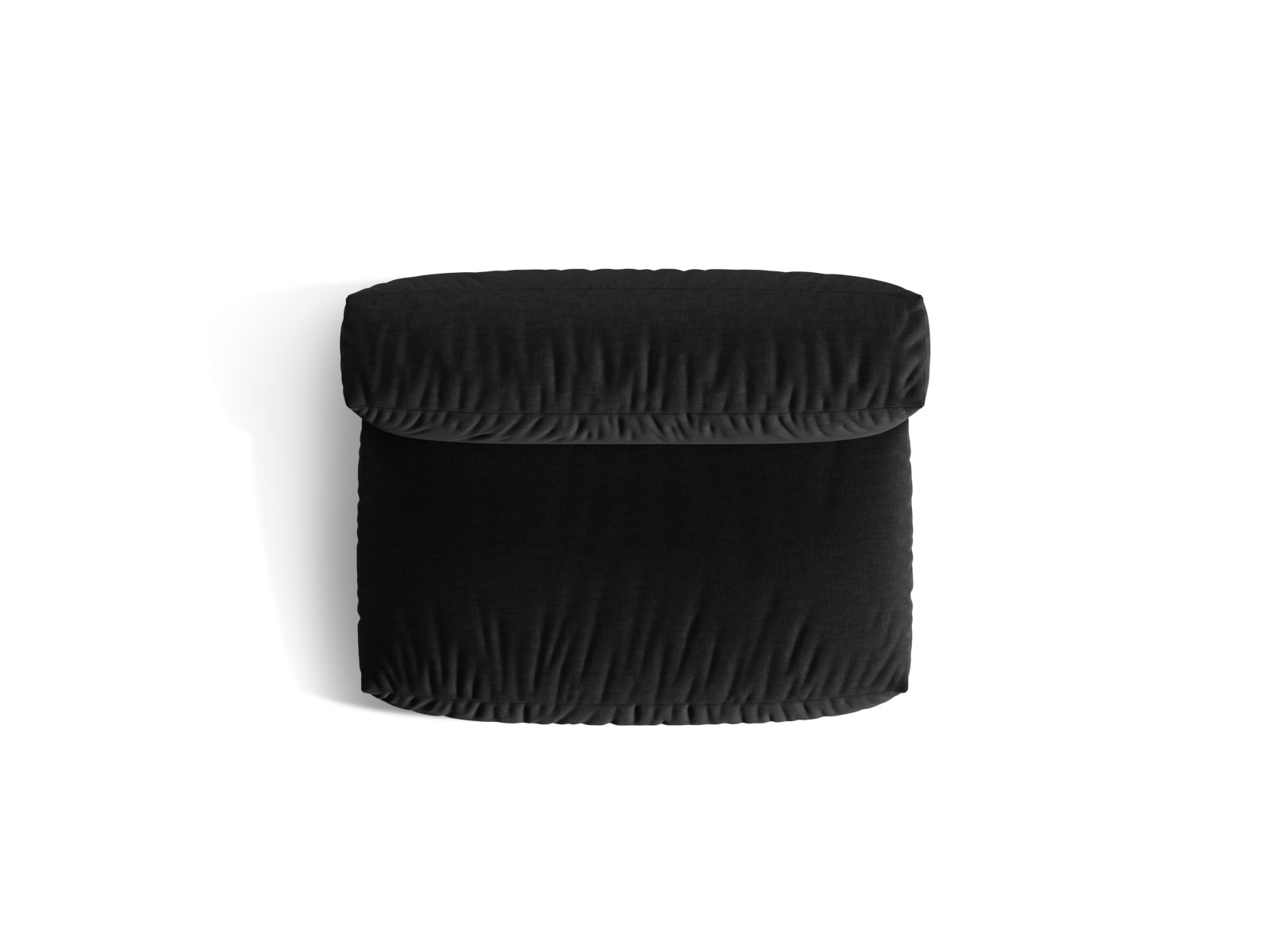 Eleganter Martina Modul Armless 1 Sitzer in zeitlosem Schwarz, ideal für stilvolle Wohnräume und entspannende Lounge-Ecken.