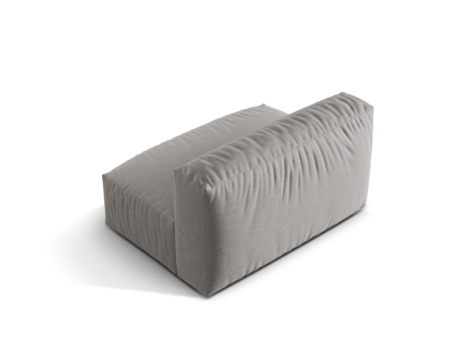 Eleganter Martina Modul Armless 1 Sitzer in modernem Grau, ideal für flexible Wohnlösungen und stilvolle Akzente in jedem Raum.