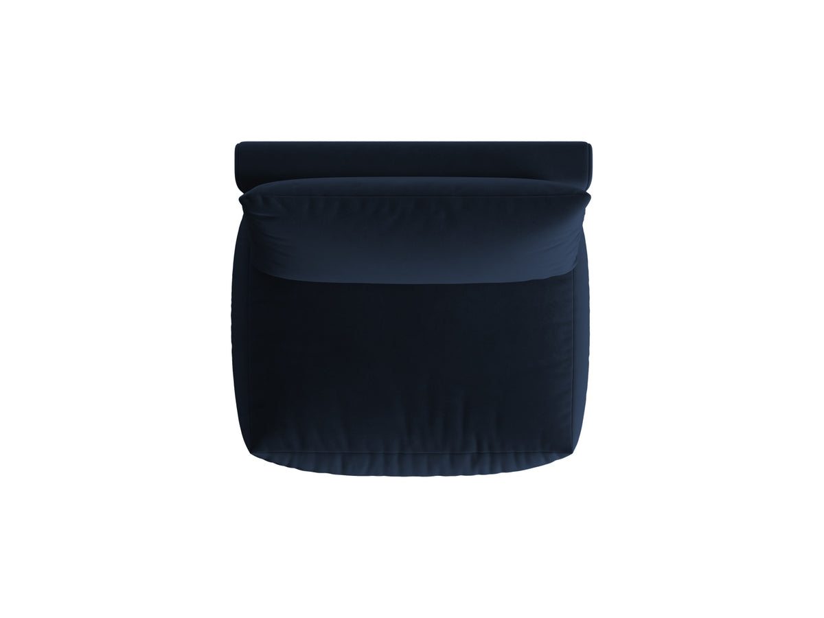 Chris Velour Modul Armless 1 Sitzer in Royal Blue-Casino präsentiert im Onlineshop von KAQTU Design AG. Modulares Sofa ist von Micadoni