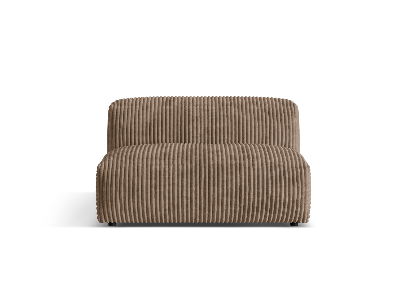 Stylischer Martina Modul Armless 1 Sitzer in der Farbe Acorn-Tilia, perfekt für kreative und flexible Sofa-Designs von Micadoni.
