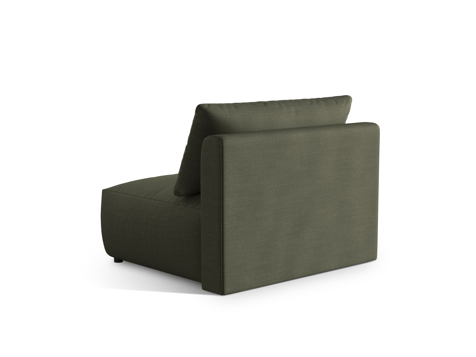 Eleganter Chris Modul Armless 1 Sitzer in sanftem Blau, ideal für moderne Wohnkonzepte und flexible Raumgestaltung.