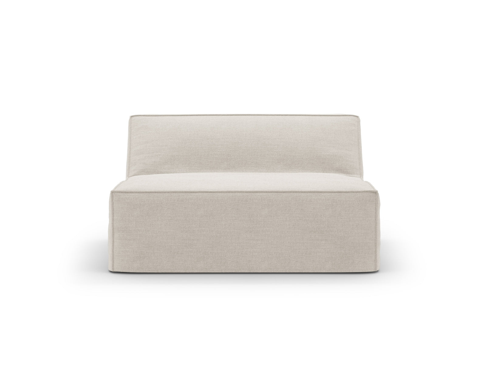 Moderner Jodie Modul Armless 1 Sitzer von Micadoni, perfekt für kreative Raumgestaltungen und komfortable Entspannung.