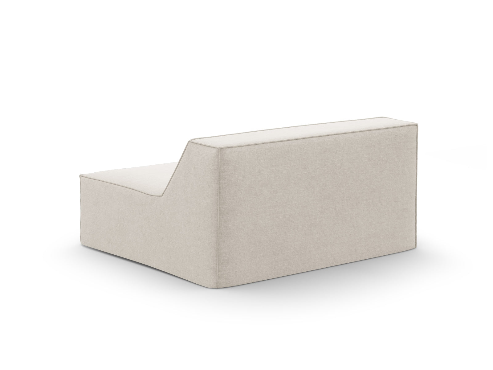 Eleganter Jodie Modul Armless 1 Sitzer von Micadoni, ideal für stilvolle Wohnräume und gemütliche Auszeiten.