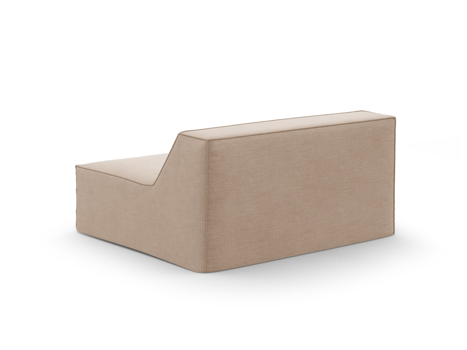 Eleganter Jodie Modul Armless 1 Sitzer in warmen Erdtönen, ideal für moderne Wohnkonzepte und flexible Raumgestaltungen.