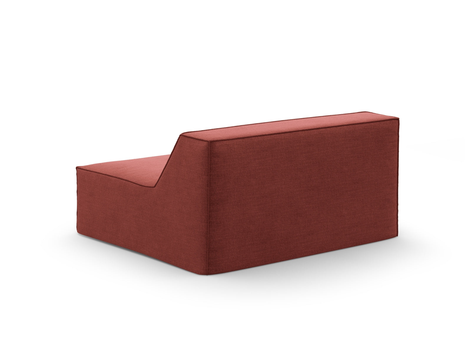 Eleganter Jodie Modul Armless 1 Sitzer in Cherrywood-LINS, ideal für stilvolle Wohnräume und vielseitige Einrichtungskonzepte.