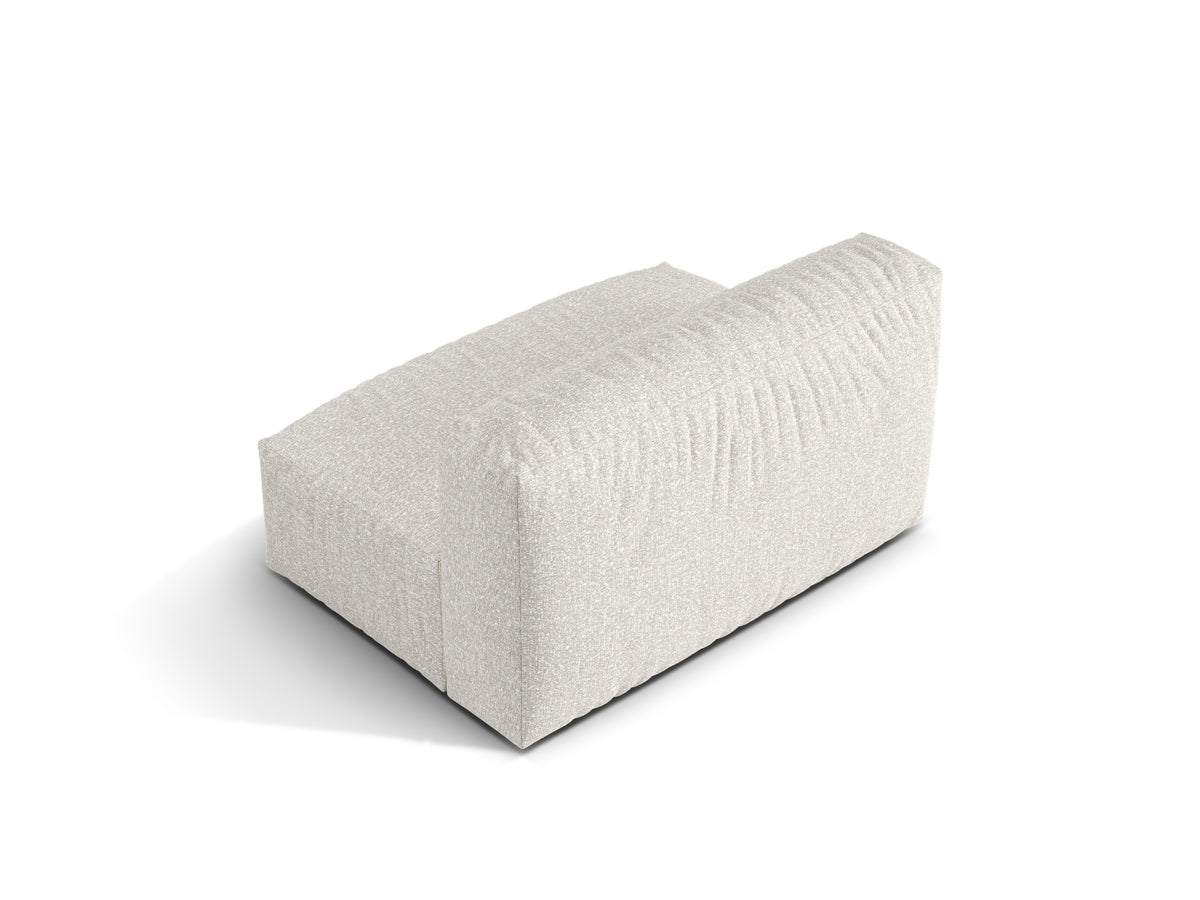 1-Sitzer Sofa Martina Wide in Grey Beige Melange-Monet präsentiert im Onlineshop von KAQTU Design AG. Modulares Sofa ist von Micadoni