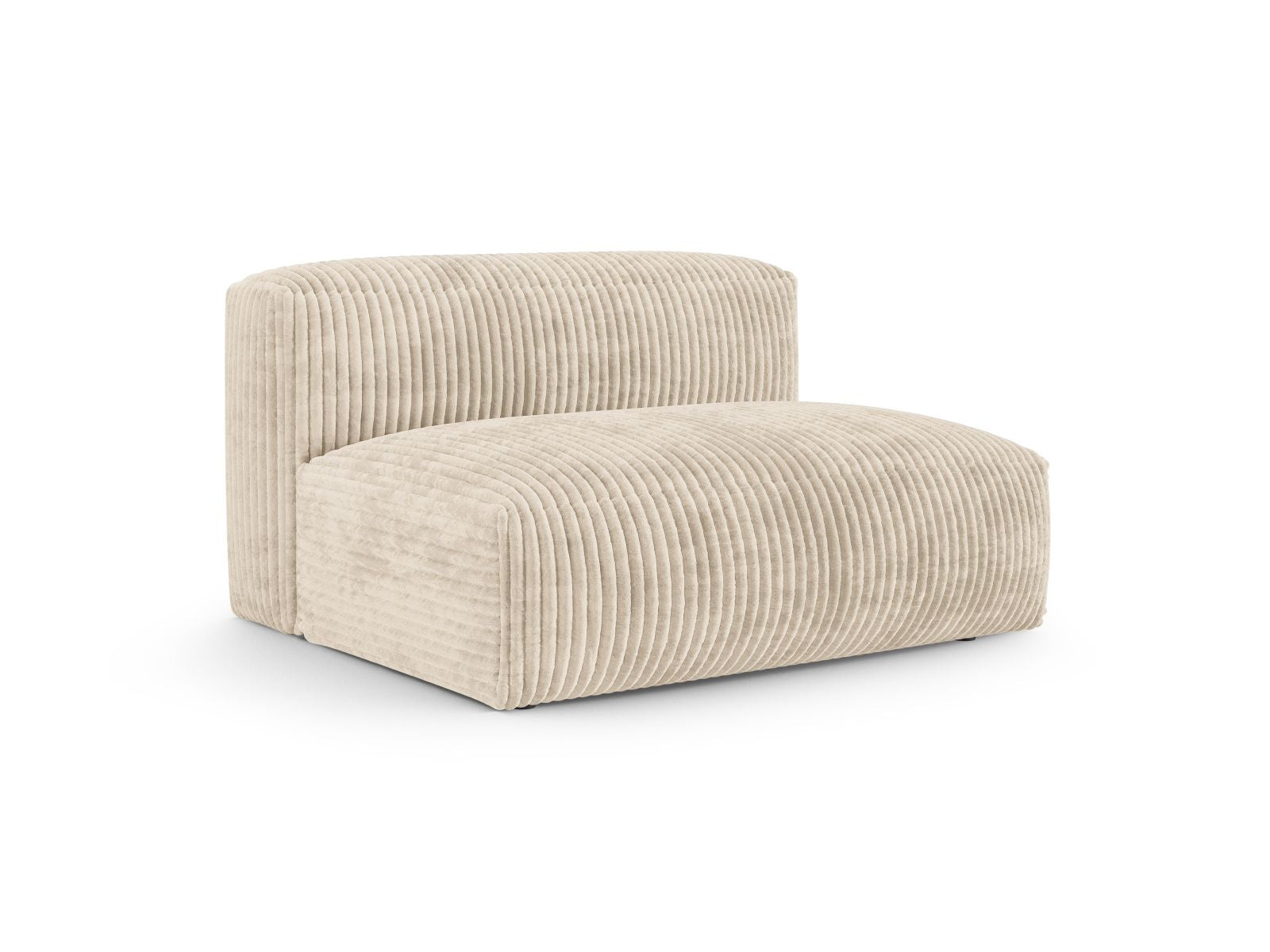 Elegantes 1-Sitzer Sofa Martina Wide XL in hellem Beige, ideal für moderne Wohnräume. Teil der modularen Sofa-Kollektion von Micadoni.