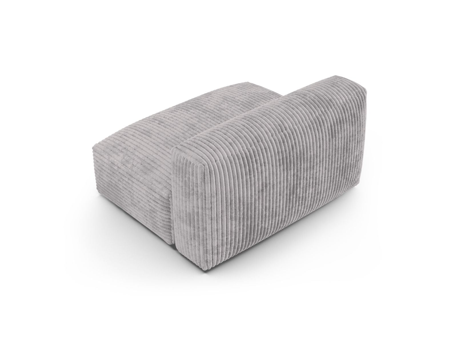Elegantes 1-Sitzer Sofa Martina Wide XL in dezentem Grau, ideal für moderne Wohnkonzepte und vielseitige Raumgestaltungen.
