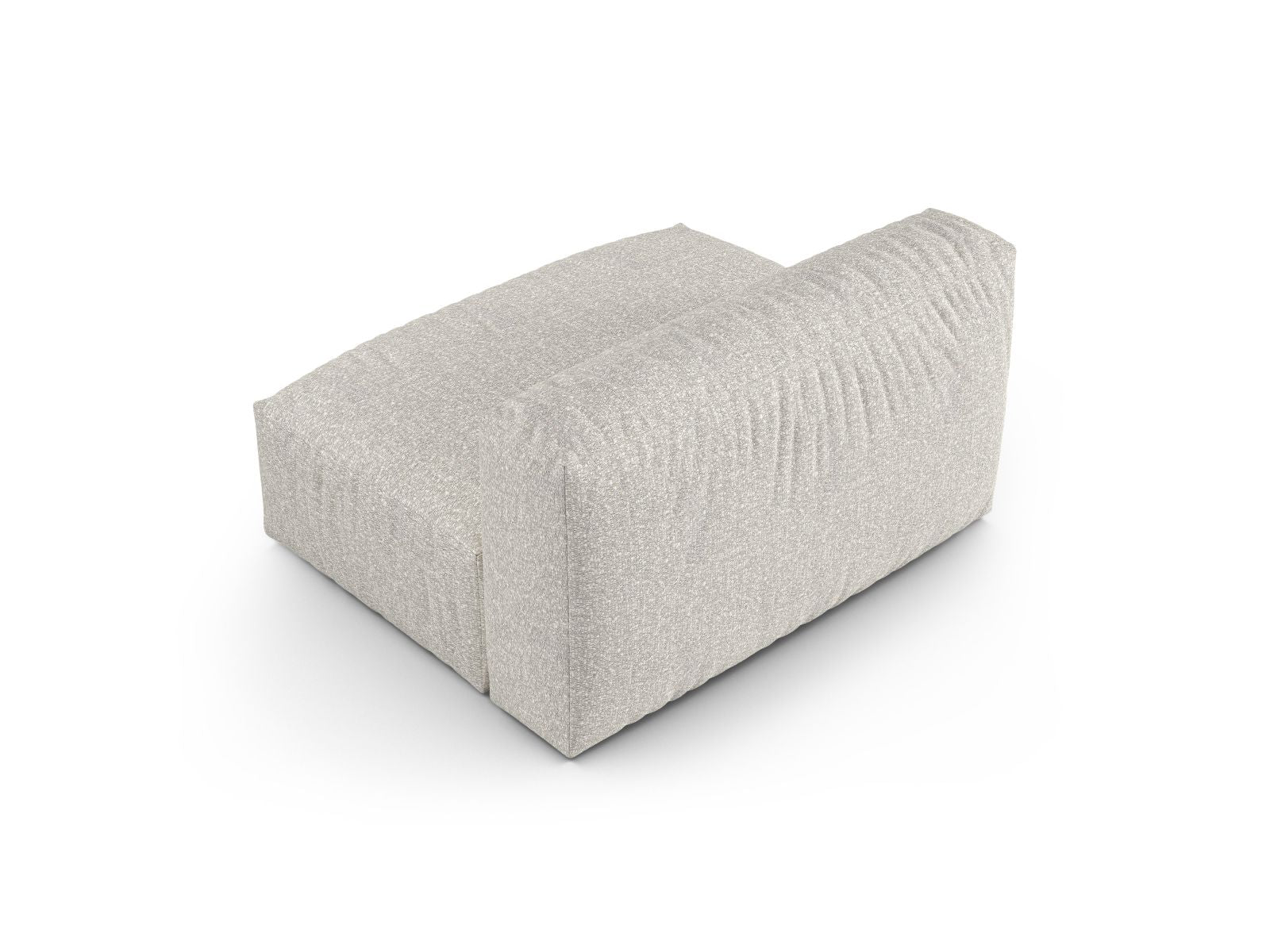 Elegantes 1-Sitzer Sofa Martina Wide XL in modernem Grey Beige Melange, ideal für individuelle Wohnräume und entspannte Stunden.