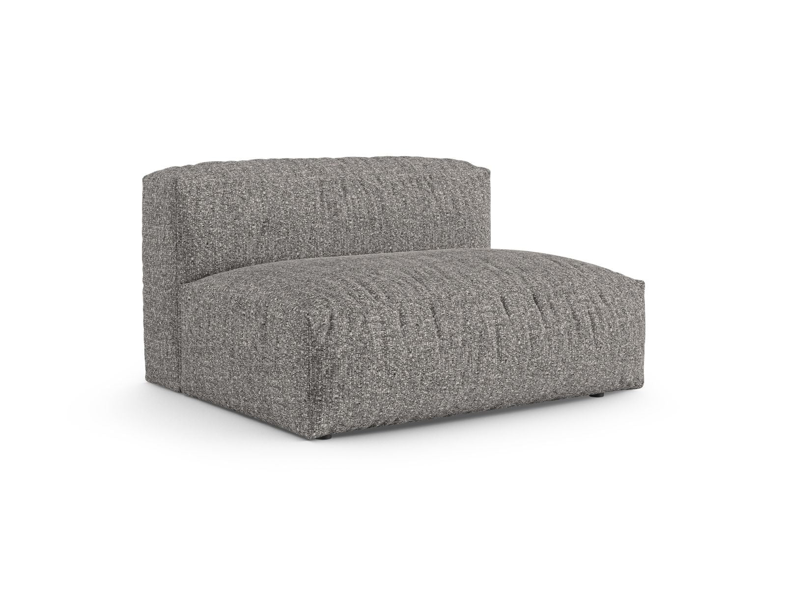 Elegantes 1-Sitzer Sofa Martina Wide XL in Graphit, ideal für modernes Wohnen. Teil der modularen Kollektion von Micadoni.