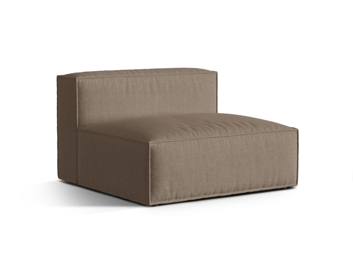 2-Sitzer Modul Armless Nuria in Cappuccino-Liberty präsentiert im Onlineshop von KAQTU Design AG. Modulares Sofa ist von Micadoni