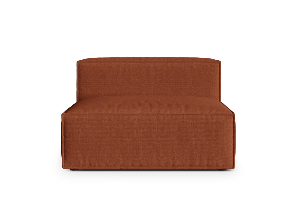 2-Sitzer Modul Armless Nuria in Brick-Liberty präsentiert im Onlineshop von KAQTU Design AG. Modulares Sofa ist von Micadoni
