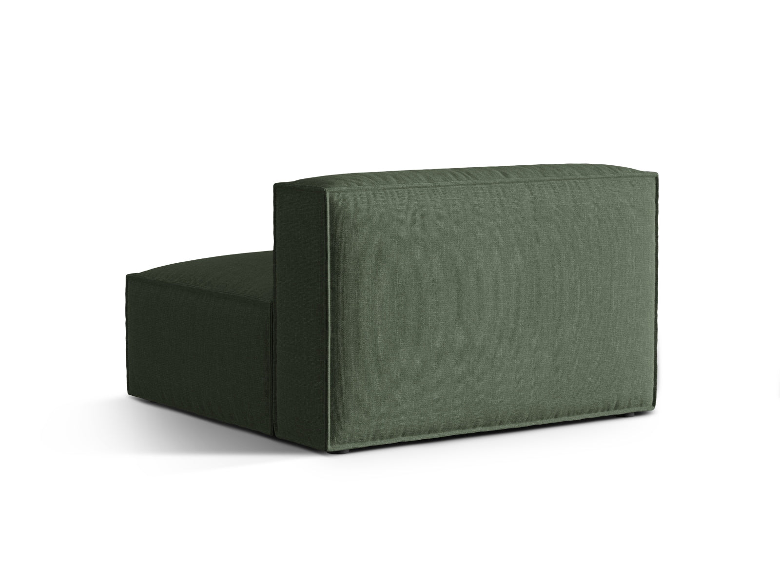 Elegantes 2-Sitzer Sofa ohne Armlehnen in Moosgrün, ideal für zeitgemäße Wohnkonzepte und flexible Raumgestaltung. Teil der Micadoni Serie.