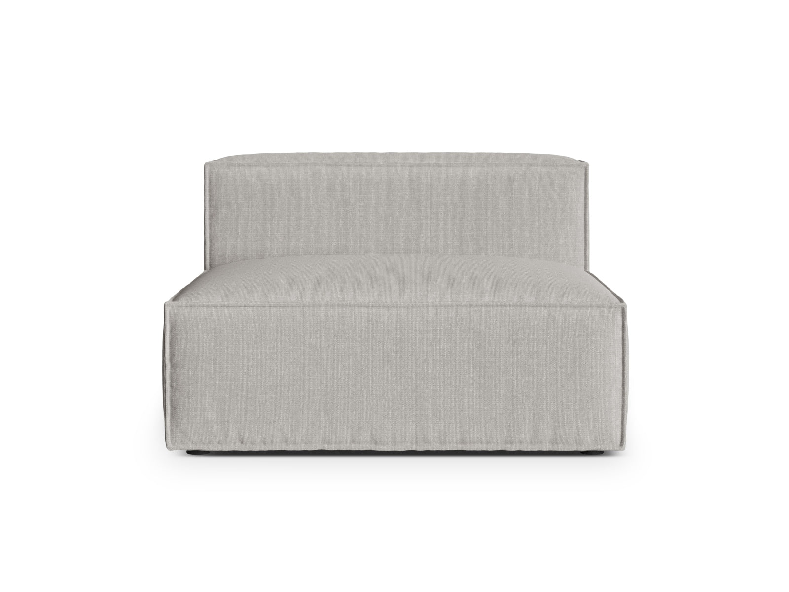 2-Sitzer Modul Armless Nuria in Light Grey-Liberty präsentiert im Onlineshop von KAQTU Design AG. Modulares Sofa ist von Micadoni