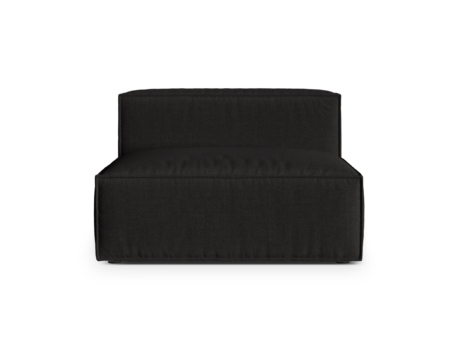 2-Sitzer Modul Armless Nuria in Black-Liberty präsentiert im Onlineshop von KAQTU Design AG. Modulares Sofa ist von Micadoni
