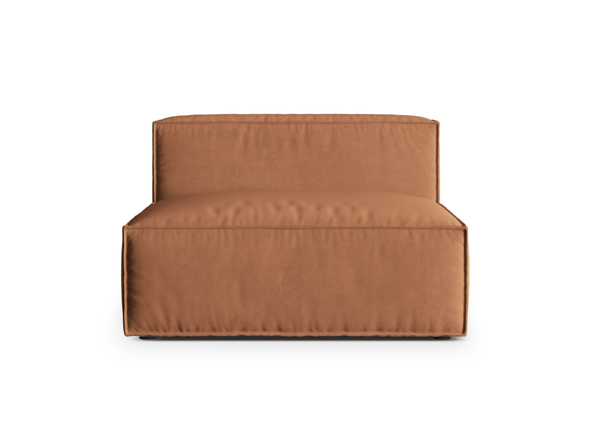 Nuria Velour Modul Armless 2 Sitzer in Honey-Paris präsentiert im Onlineshop von KAQTU Design AG. Modulares Sofa ist von Micadoni