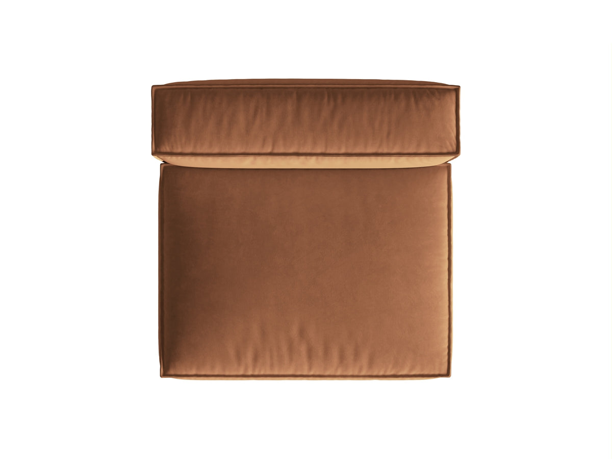Nuria Velour Modul Armless 2 Sitzer in Honey-Paris präsentiert im Onlineshop von KAQTU Design AG. Modulares Sofa ist von Micadoni