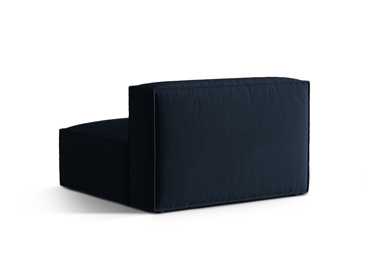 Nuria Velour Modul Armless 2 Sitzer in Dark Blue-Paris präsentiert im Onlineshop von KAQTU Design AG. Modulares Sofa ist von Micadoni