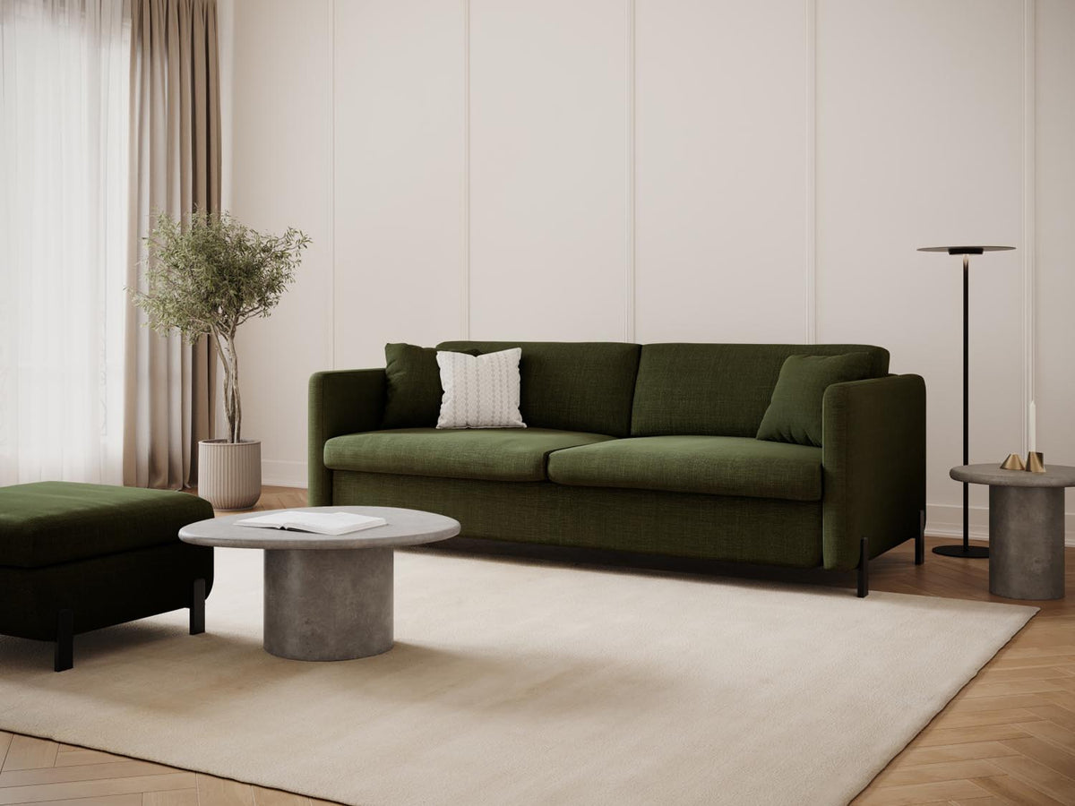 Gloria Sofa mit Schlaffunktion 2 Sitzer in Green-Bjorn präsentiert im Onlineshop von KAQTU Design AG. Bettsofa ist von Micadoni
