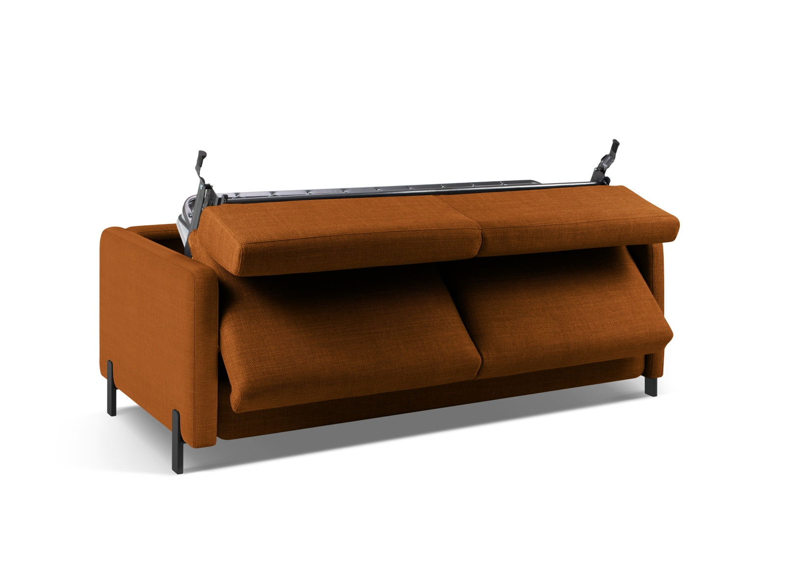 Elegantes 2-Sitzer Sofa Gloria in Brick-Bjorn, perfekt für entspannte Abende und als Schlafgelegenheit für Übernachtungsgäste.