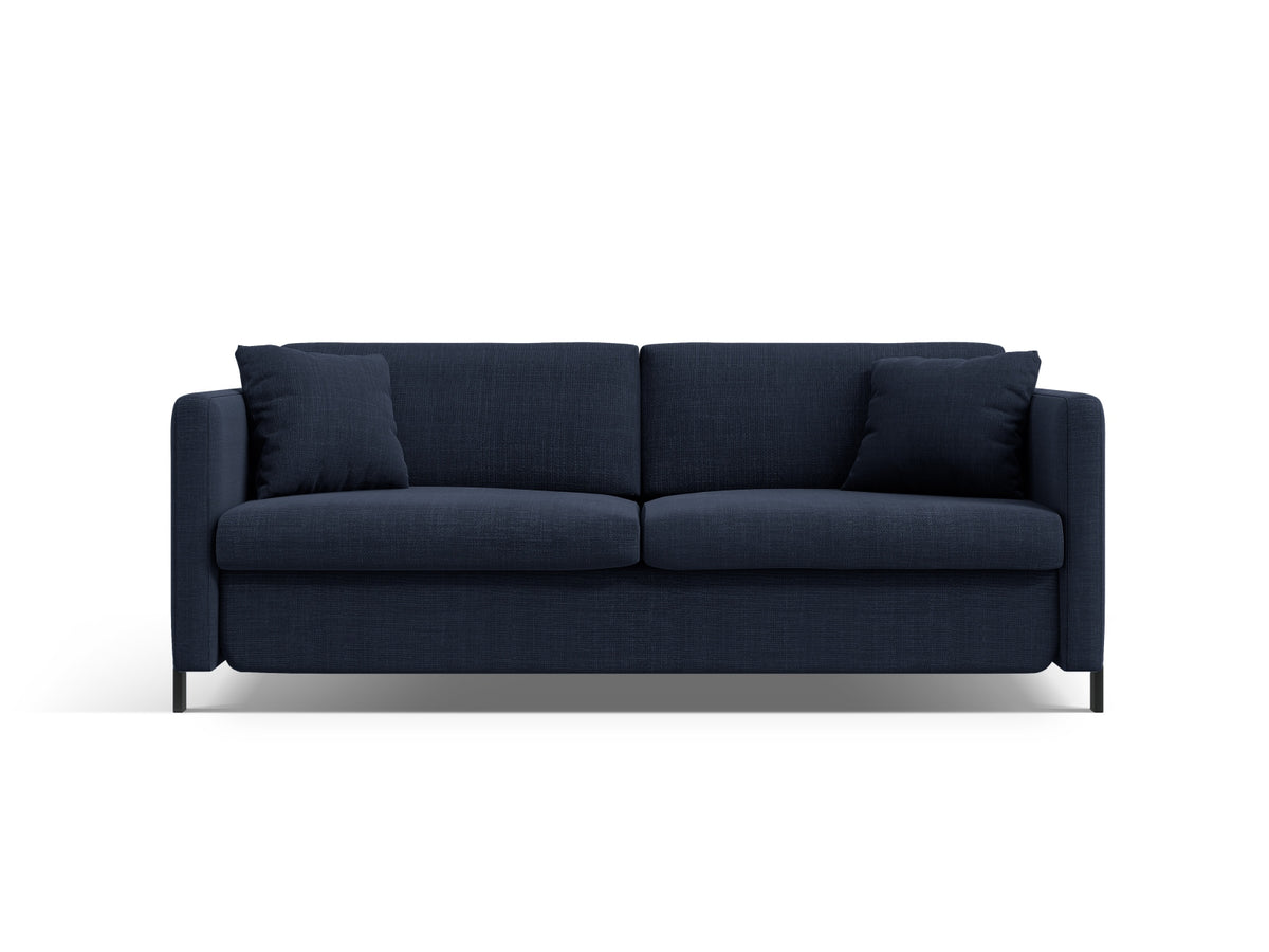 Gloria Sofa mit Schlaffunktion 2 Sitzer in Blue-Bjorn präsentiert im Onlineshop von KAQTU Design AG. Bettsofa ist von Micadoni