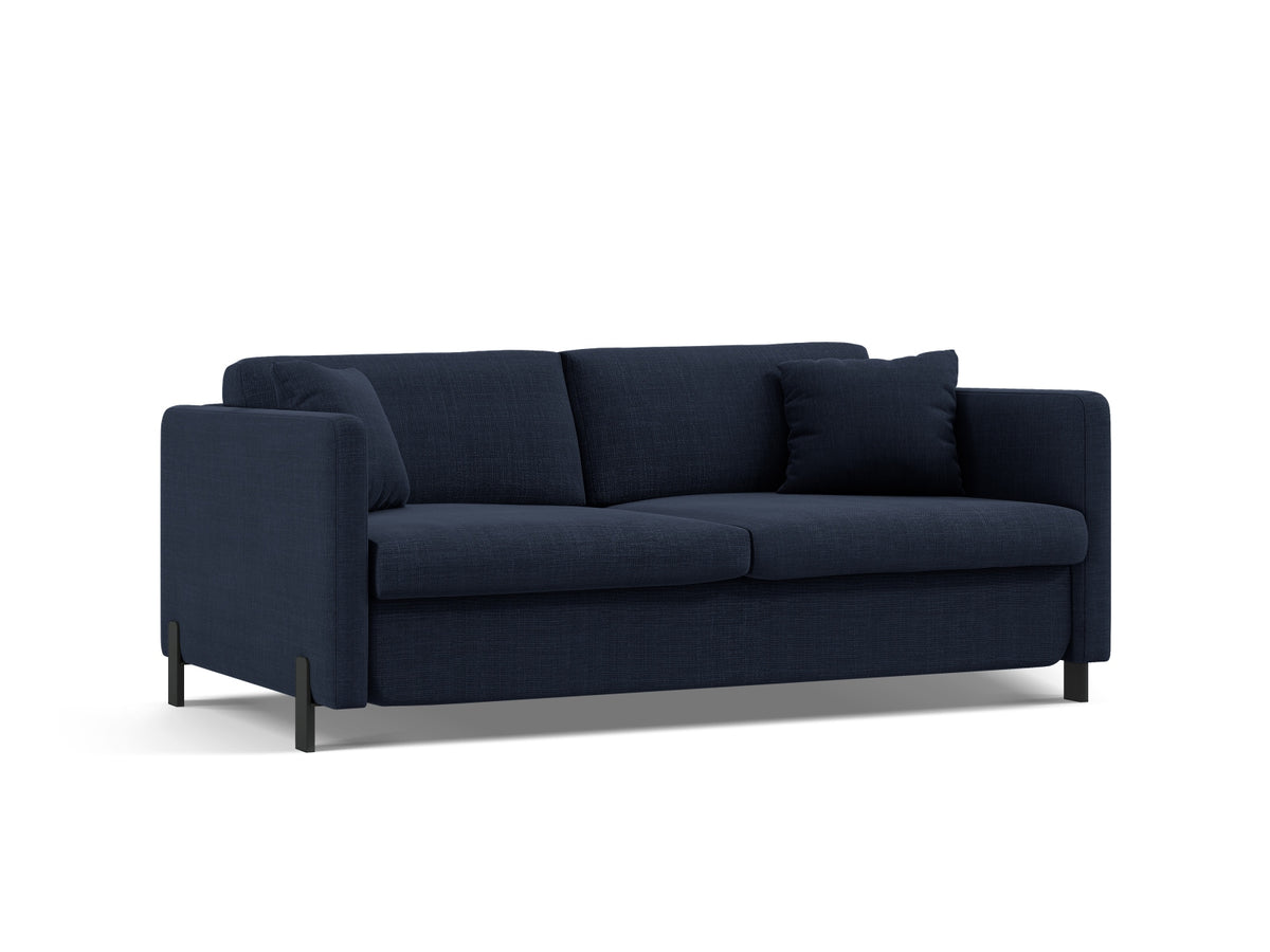 Gloria Sofa mit Schlaffunktion 2 Sitzer in Blue-Bjorn präsentiert im Onlineshop von KAQTU Design AG. Bettsofa ist von Micadoni