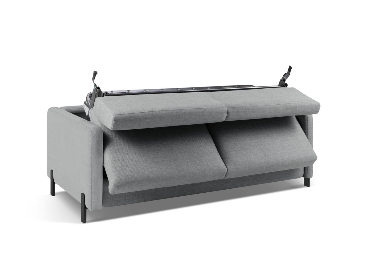 Gloria Sofa mit Schlaffunktion 2 Sitzer in Light Grey-Bjorn präsentiert im Onlineshop von KAQTU Design AG. Bettsofa ist von Micadoni