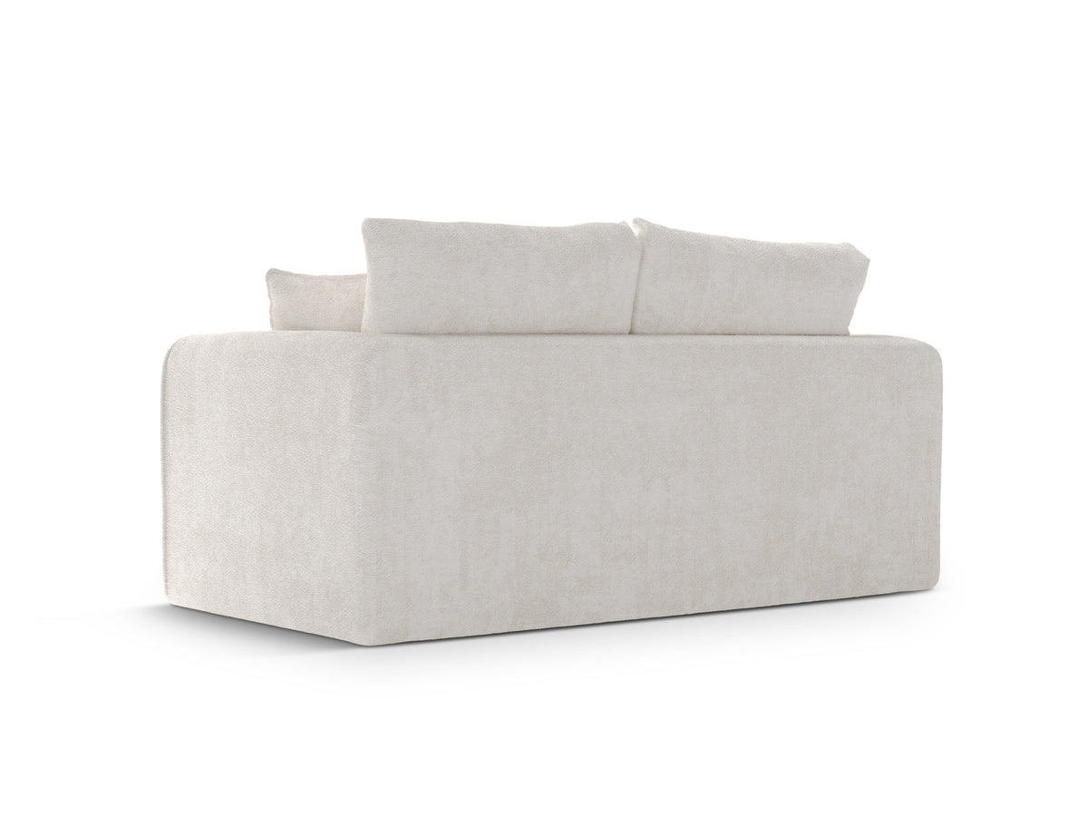 Lido Sofa mit Schlaffunktion 2 Sitzer in Light Beige-CORAL präsentiert im Onlineshop von KAQTU Design AG. Bettsofa ist von Micadoni