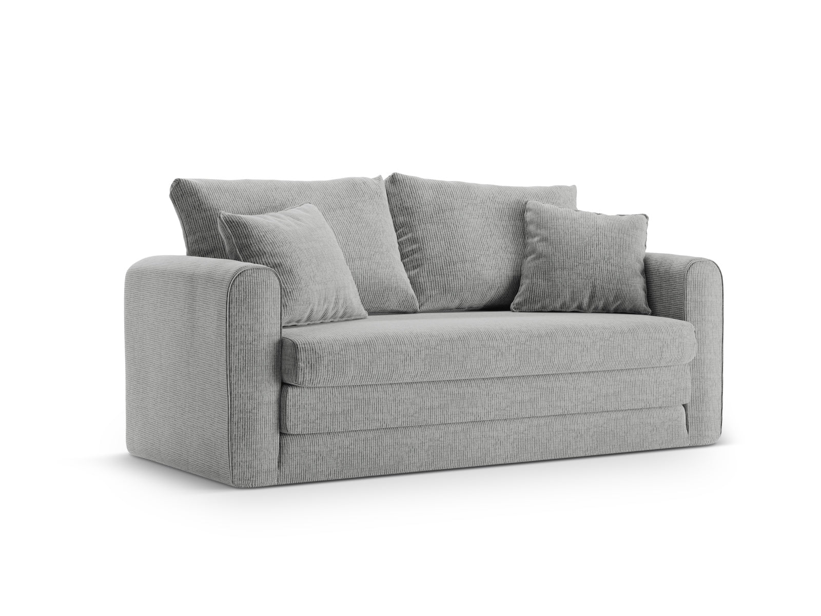 Lido Sofa mit Schlaffunktion 2 Sitzer in Warm grey-Baltimore präsentiert im Onlineshop von KAQTU Design AG. Bettsofa ist von Micadoni