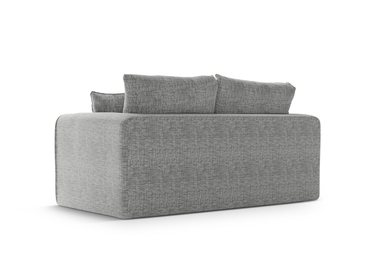 Lido Sofa mit Schlaffunktion 2 Sitzer in Warm grey-Baltimore präsentiert im Onlineshop von KAQTU Design AG. Bettsofa ist von Micadoni