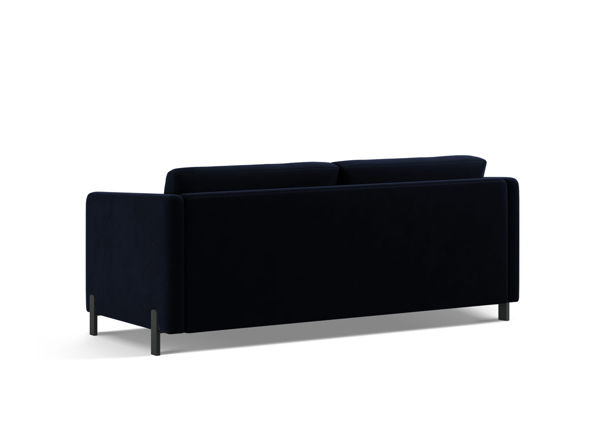 Gloria Velour Sofa mit Schlaffunktion 2 Sitzer in Royal Blue-Salvador präsentiert im Onlineshop von KAQTU Design AG. Bettsofa ist von Micadoni