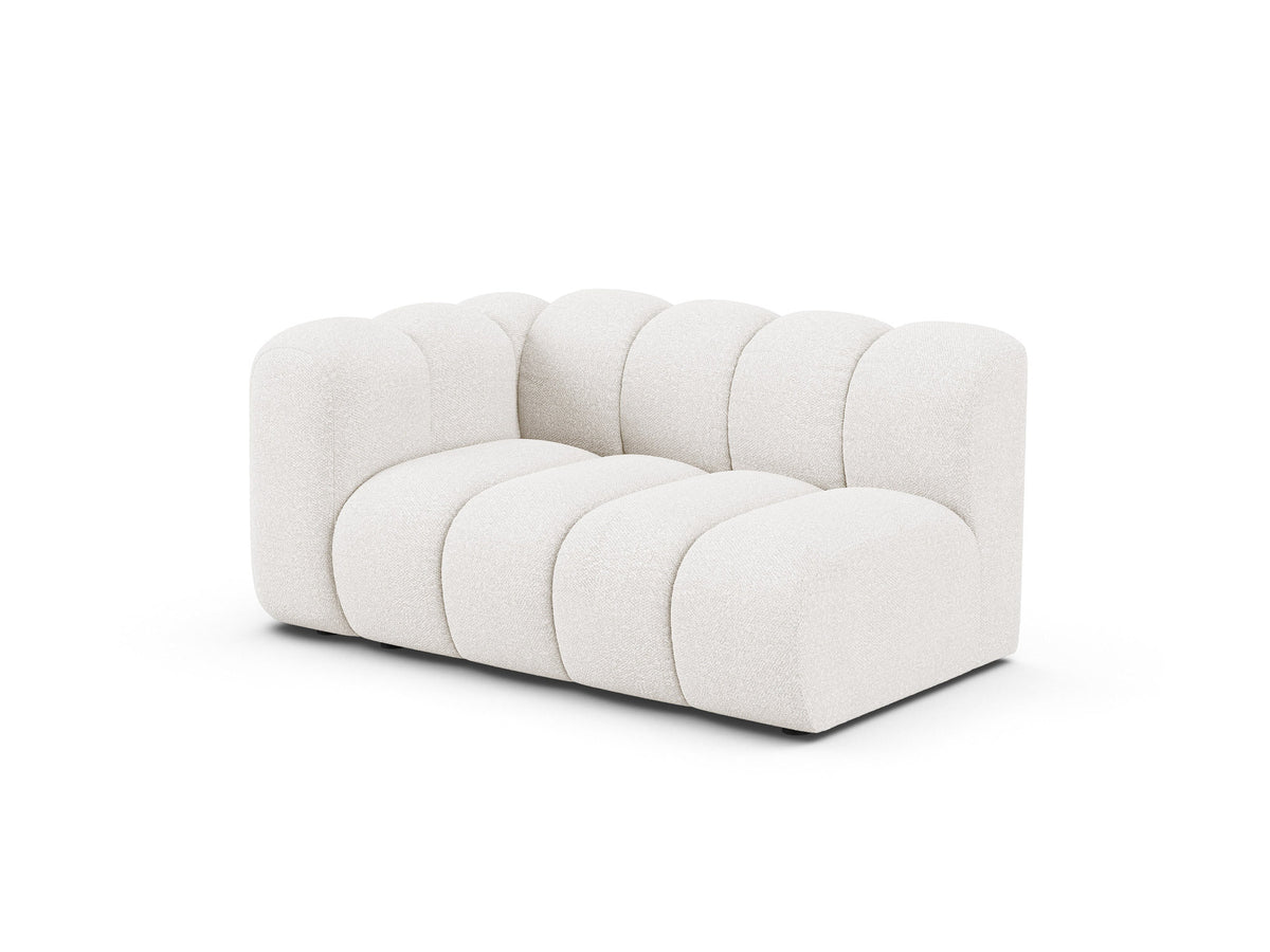 Lupine Boucle Modular Sofa links 2 Sitzer in White-Baloo präsentiert im Onlineshop von KAQTU Design AG. Modulares Sofa ist von Micadoni