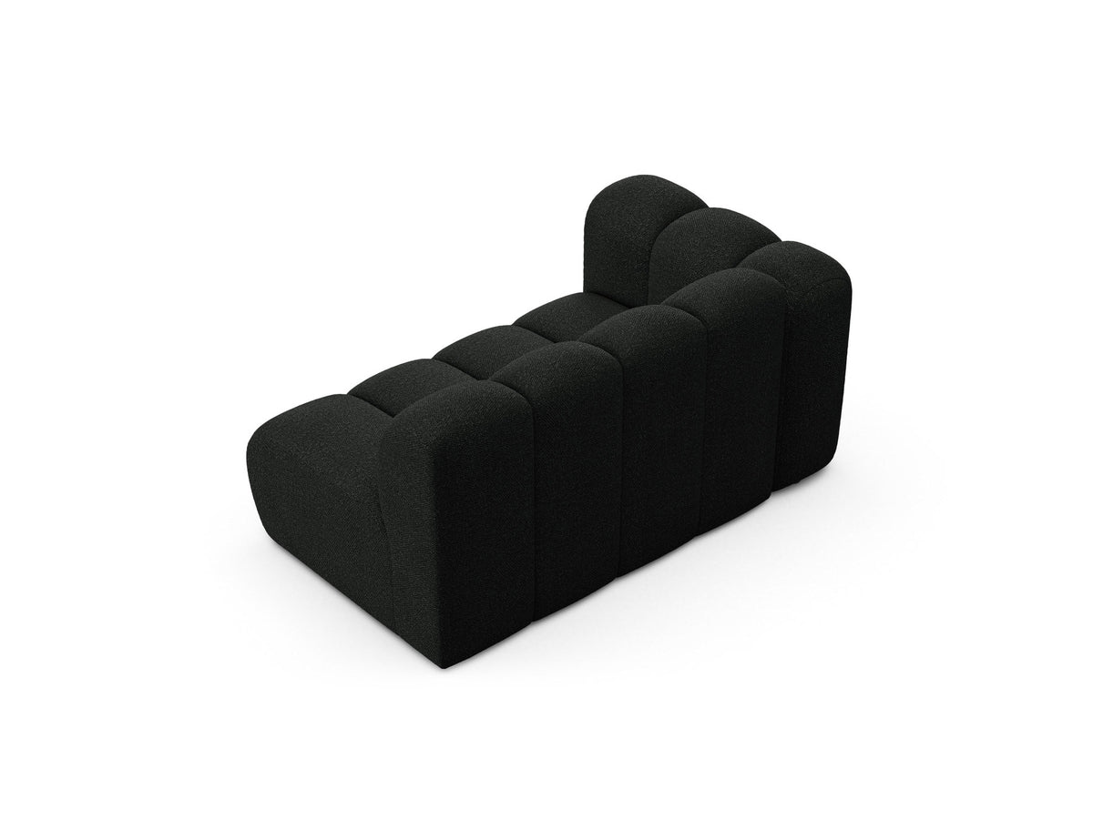 Lupine Boucle Modular Sofa links 2 Sitzer in Black-Baloo präsentiert im Onlineshop von KAQTU Design AG. Modulares Sofa ist von Micadoni