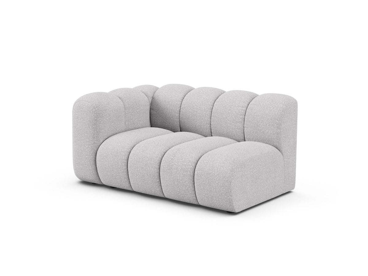 Lupine Boucle Modular Sofa links 2 Sitzer in Light Grey-Baloo präsentiert im Onlineshop von KAQTU Design AG. Modulares Sofa ist von Micadoni